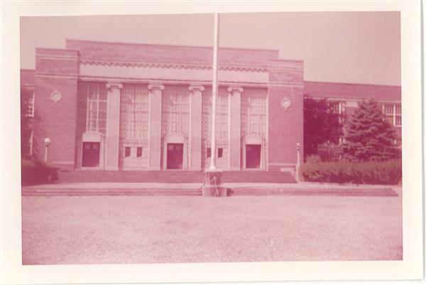 1958 - MSHS front entrance